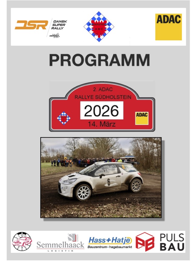 Programmheft 2. ADAC Südholstein-Rallye 2026